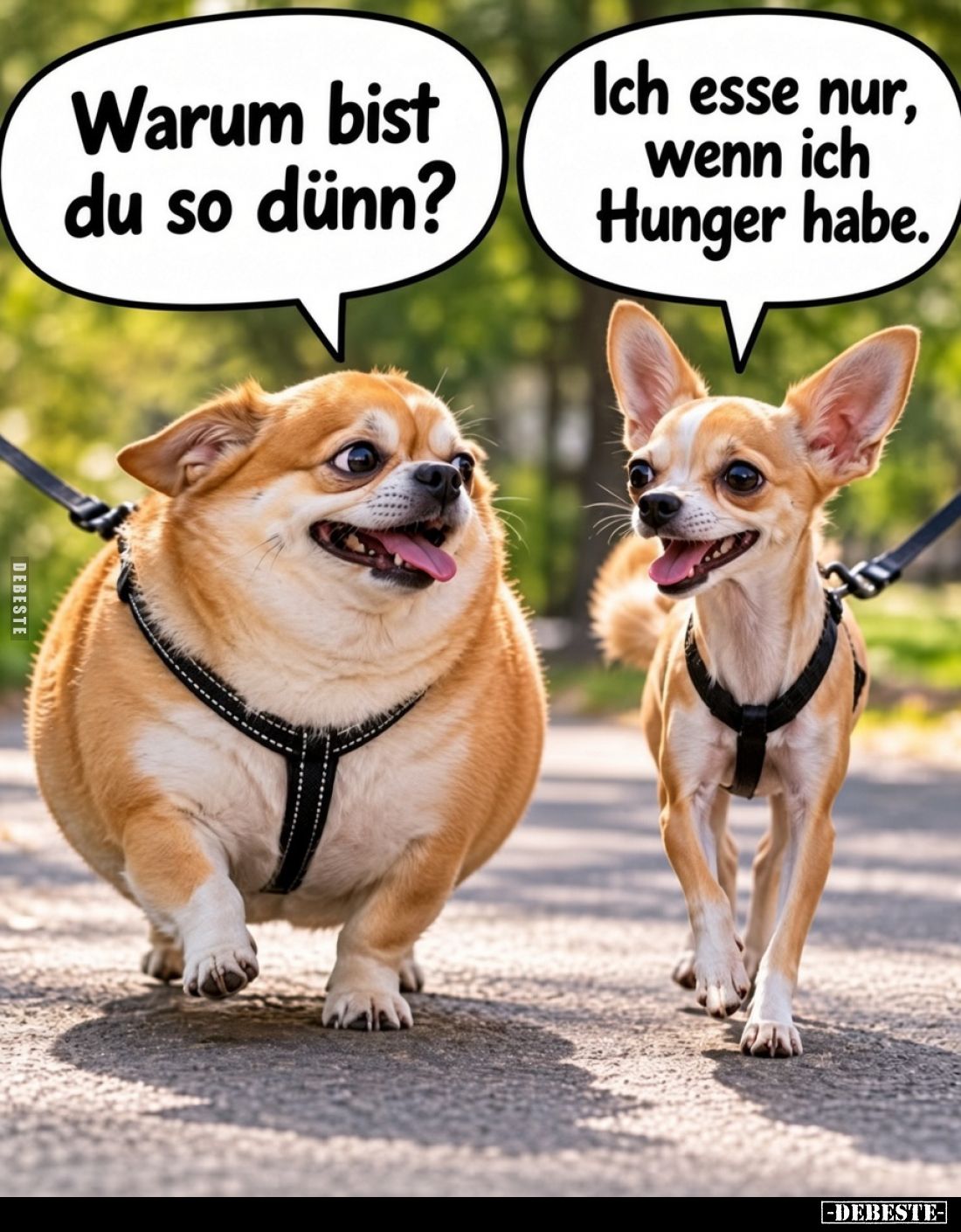 Warum bist du so dünn? Ich esse nur, wenn ich Hunger habe.. - Lustige Bilder | DEBESTE.de