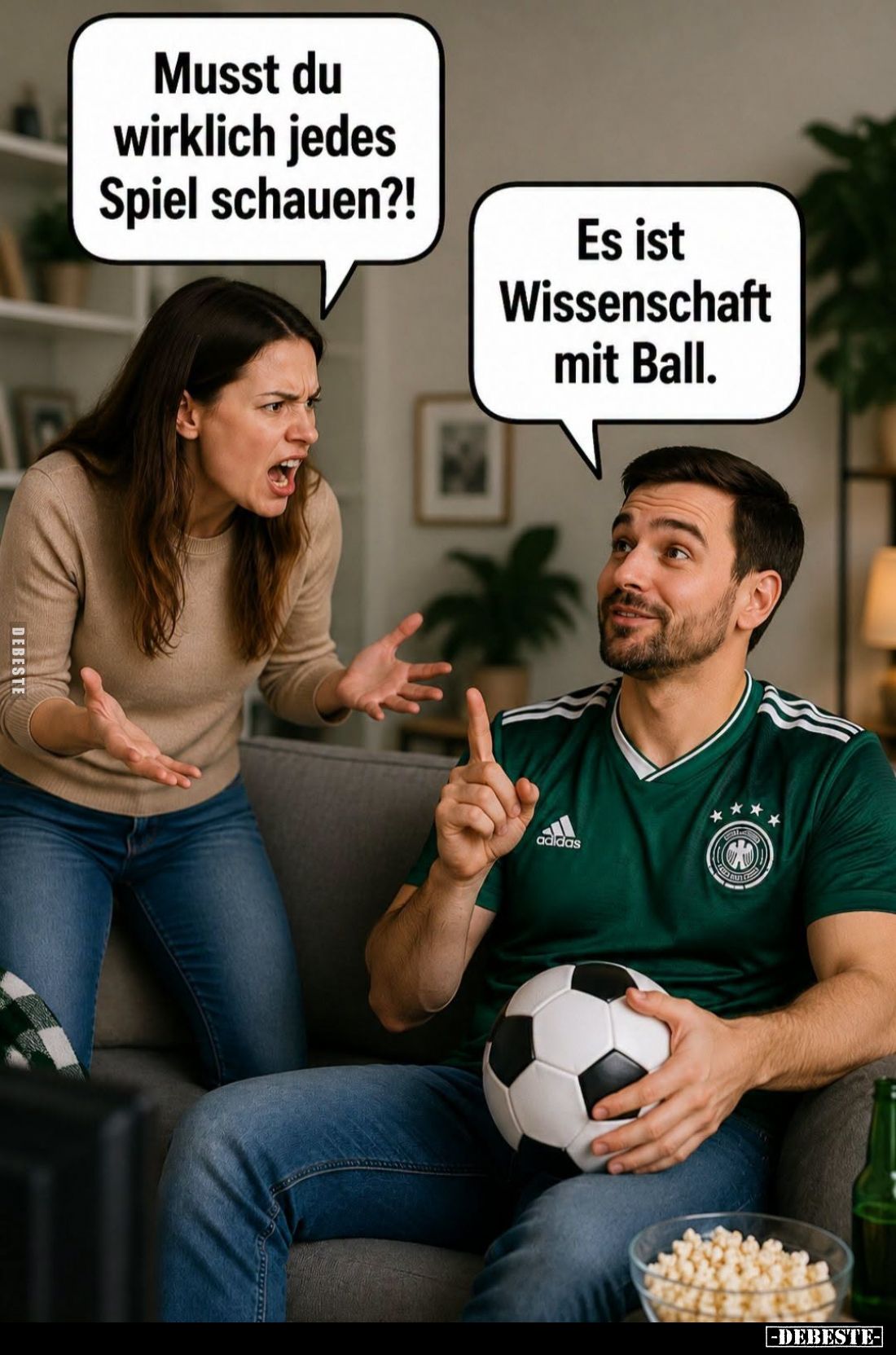 Musst du wirklich jedes Spiel schauen?! -
Es ist Wissenschaft mit Ball.