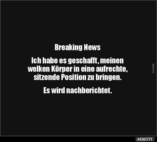 Breaking News.. - Lustige Bilder | DEBESTE.de