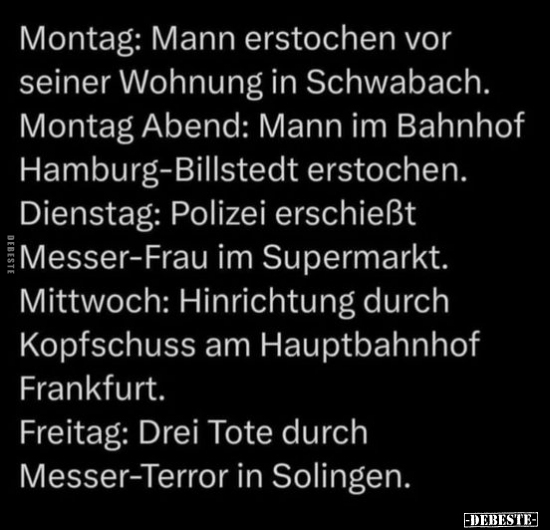 Montag: Mann erstochen vor seiner Wohnung in Schwabach.. - Lustige Bilder | DEBESTE.de