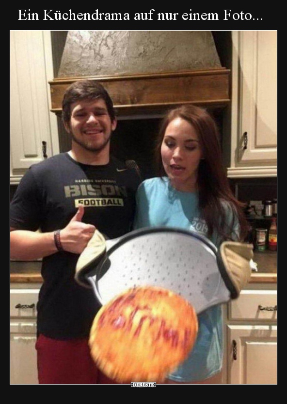 Ein Küchendrama auf nur einem Foto..