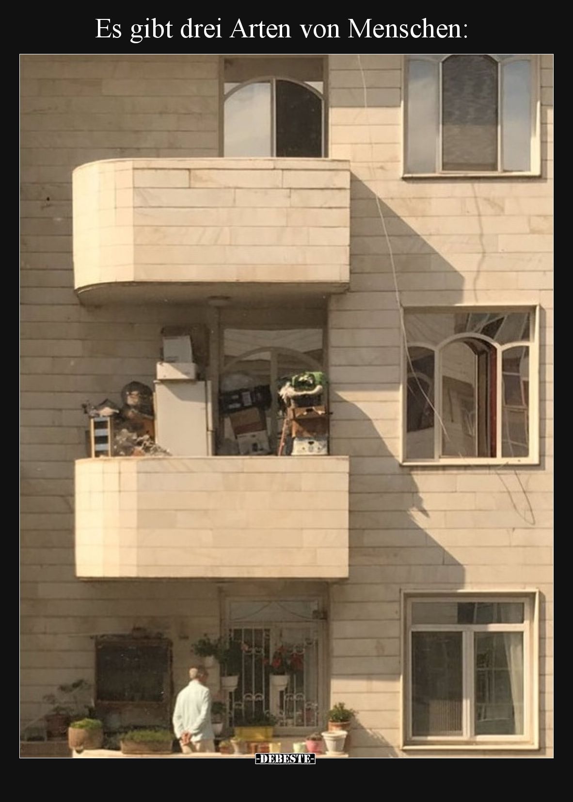 Es gibt drei Arten von Menschen: