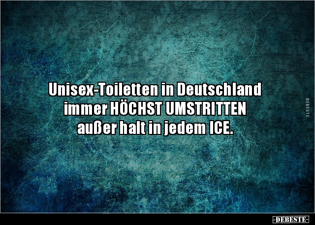 Unisex-Toiletten in Deutschland immer HÖCHST UMSTRITTEN.. - Lustige Bilder | DEBESTE.de