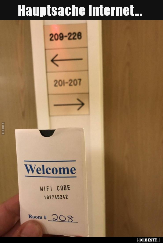 Hauptsache Internet...