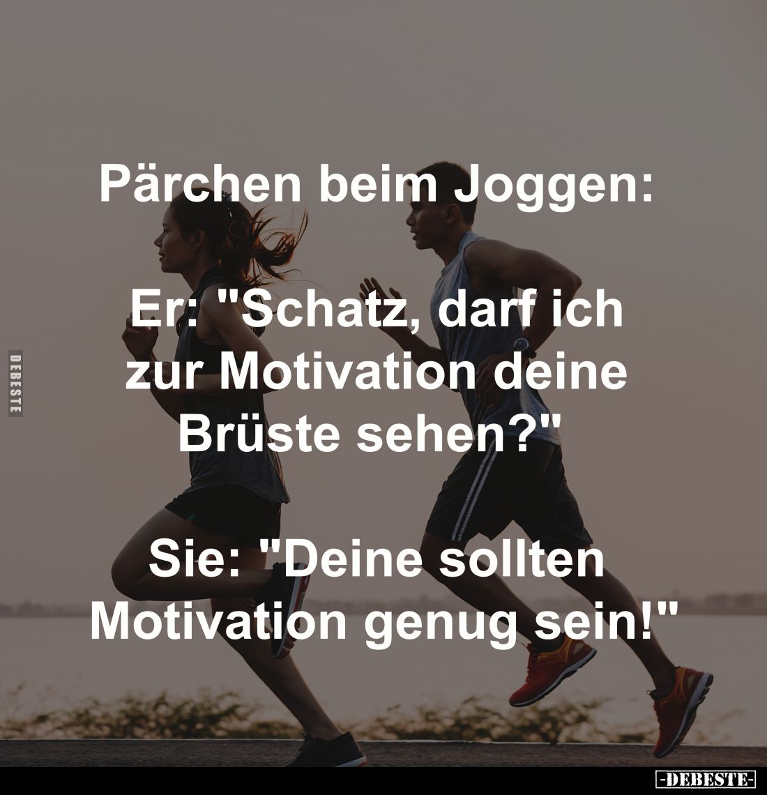 Pärchen beim Joggen:.. - Lustige Bilder | DEBESTE.de