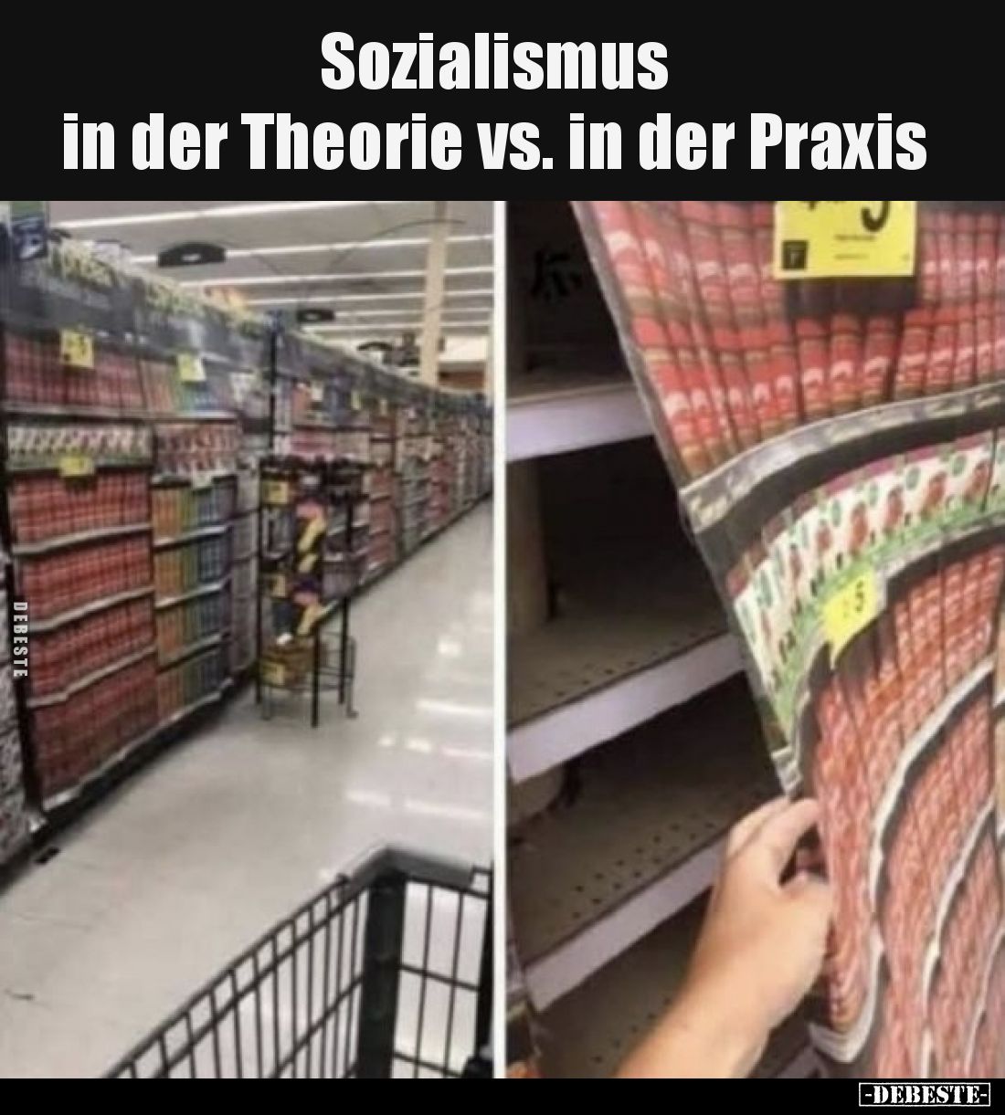 Sozialismus in der Theorie vs. in der Praxis.. - Lustige Bilder | DEBESTE.de