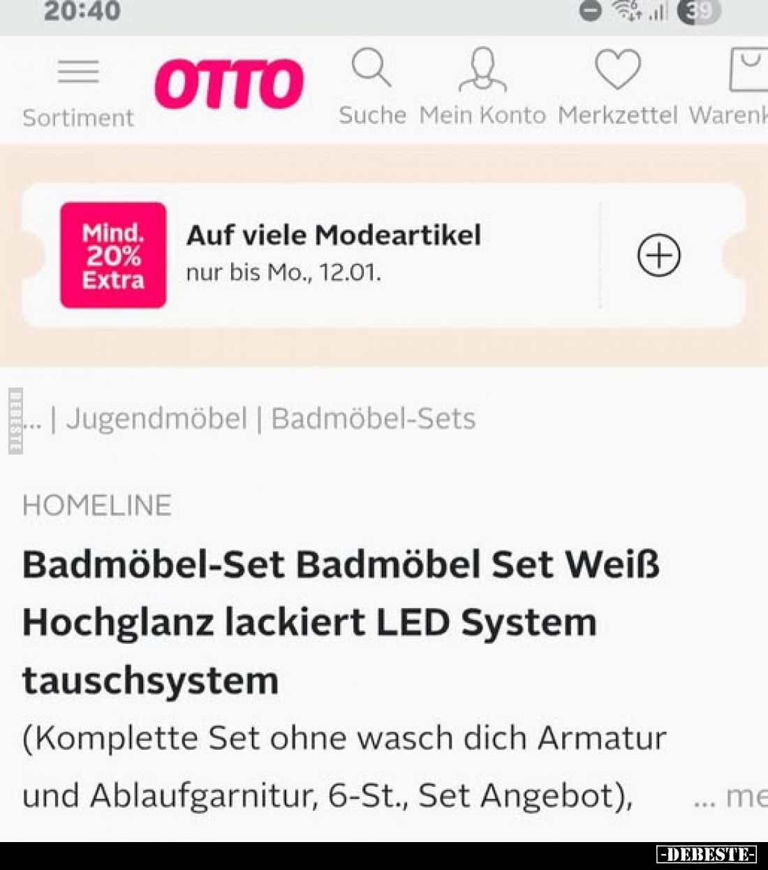 Badmöbel-Set Badmöbel Set Weiß Hochglanz lackiert LED System tauschsystem
(Komplette Set ohne wasch dich Armatur und Ablaufg...
