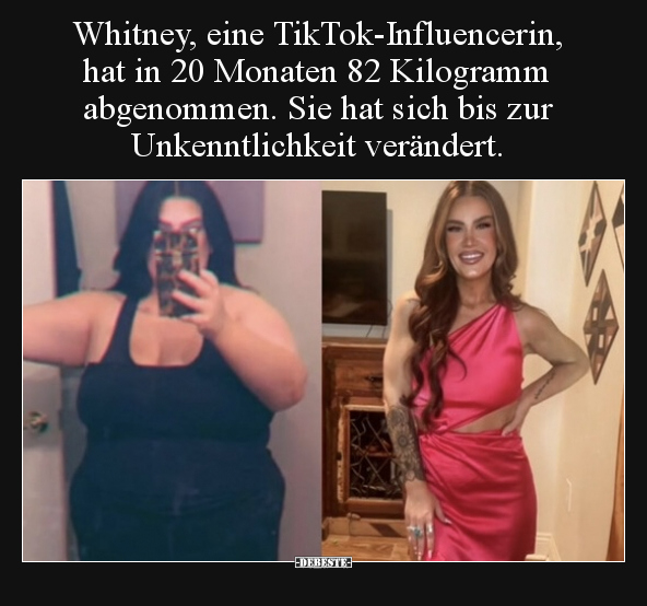 Whitney, eine TikTok-Influencerin, hat in 20 Monaten 82.. - Lustige Bilder | DEBESTE.de