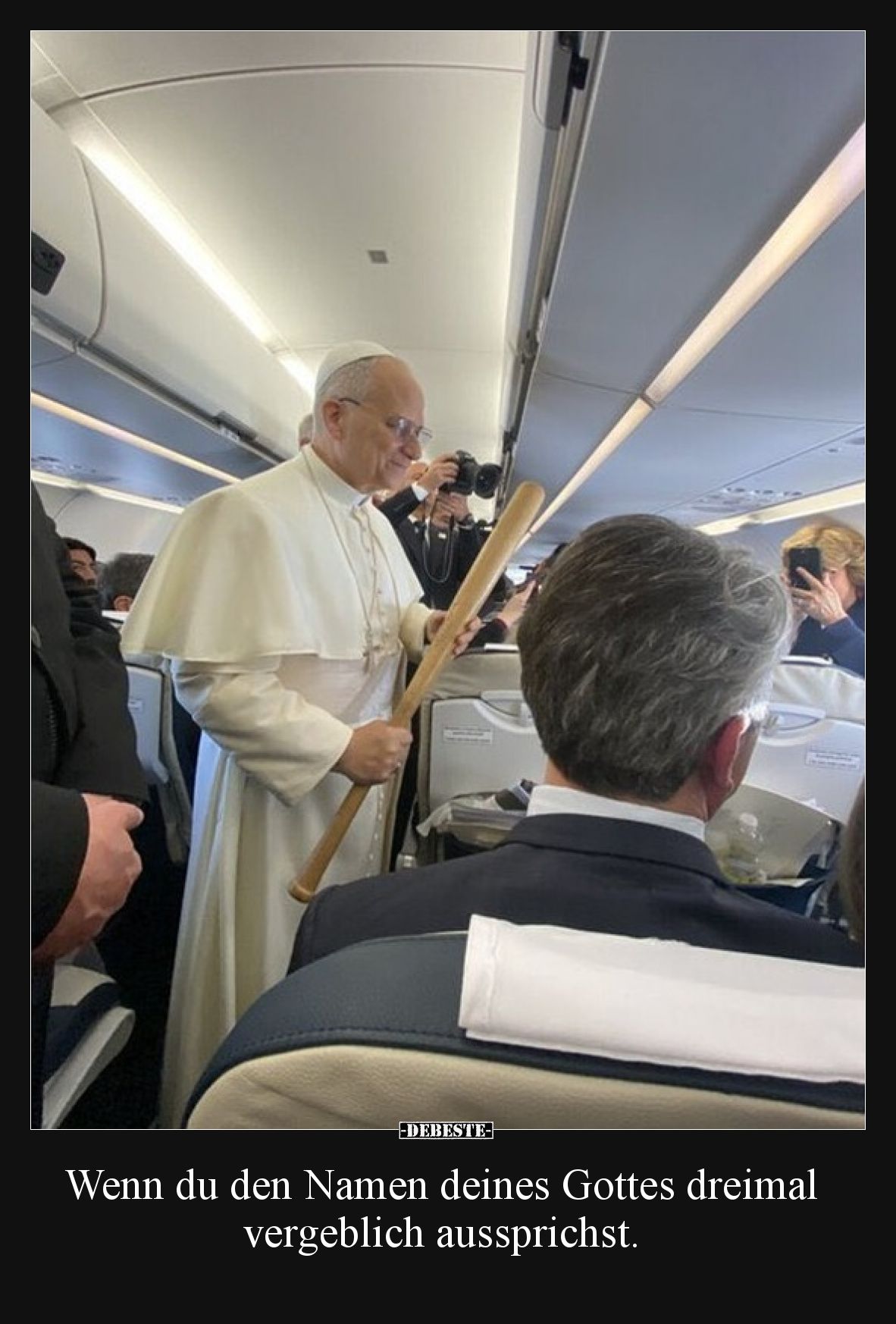 Wenn du den Namen deines Gottes dreimal vergeblich aussprichst.