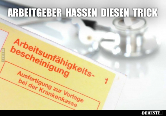 Arbeitgeber hassen diesen Trick... - Lustige Bilder | DEBESTE.de