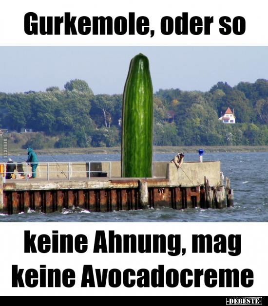 Gurkemole, oder so keine Ahnung, mag keine.. - Lustige Bilder | DEBESTE.de
