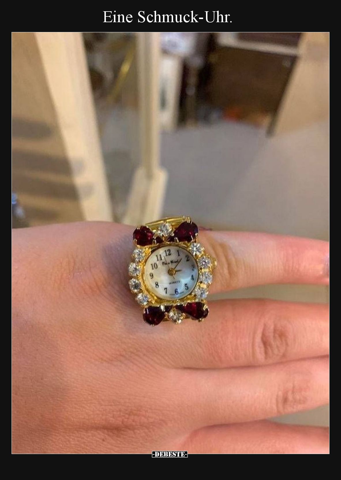 Eine Schmuck-Uhr