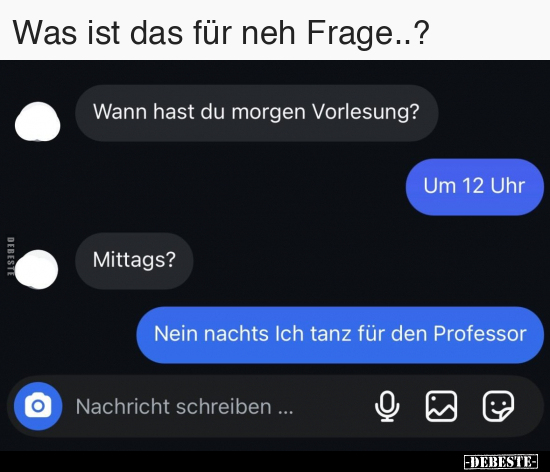 Was ist das für neh Frage..?.. - Lustige Bilder | DEBESTE.de