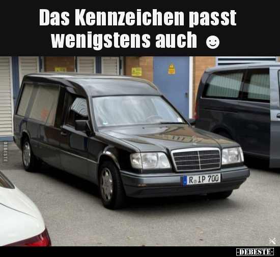 Das Kennzeichen passt wenigstens auch.. - Lustige Bilder | DEBESTE.de