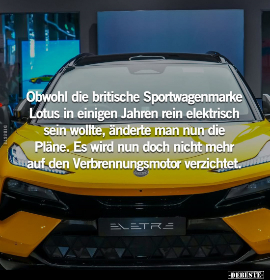 Obwohl die britische Sportwagenmarke Lotus in einigen.. - Lustige Bilder | DEBESTE.de