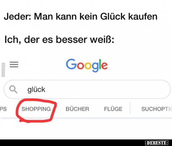 Jeder: Man kann kein Glück kaufen.. - Lustige Bilder | DEBESTE.de