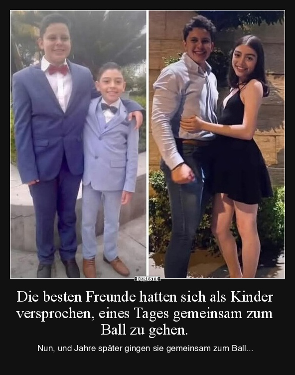 Die besten Freunde hatten sich als Kinder versprochen.. - Lustige Bilder | DEBESTE.de