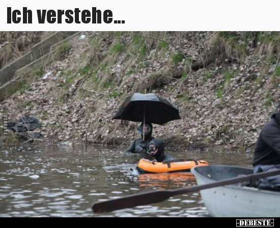 Ich verstehe...