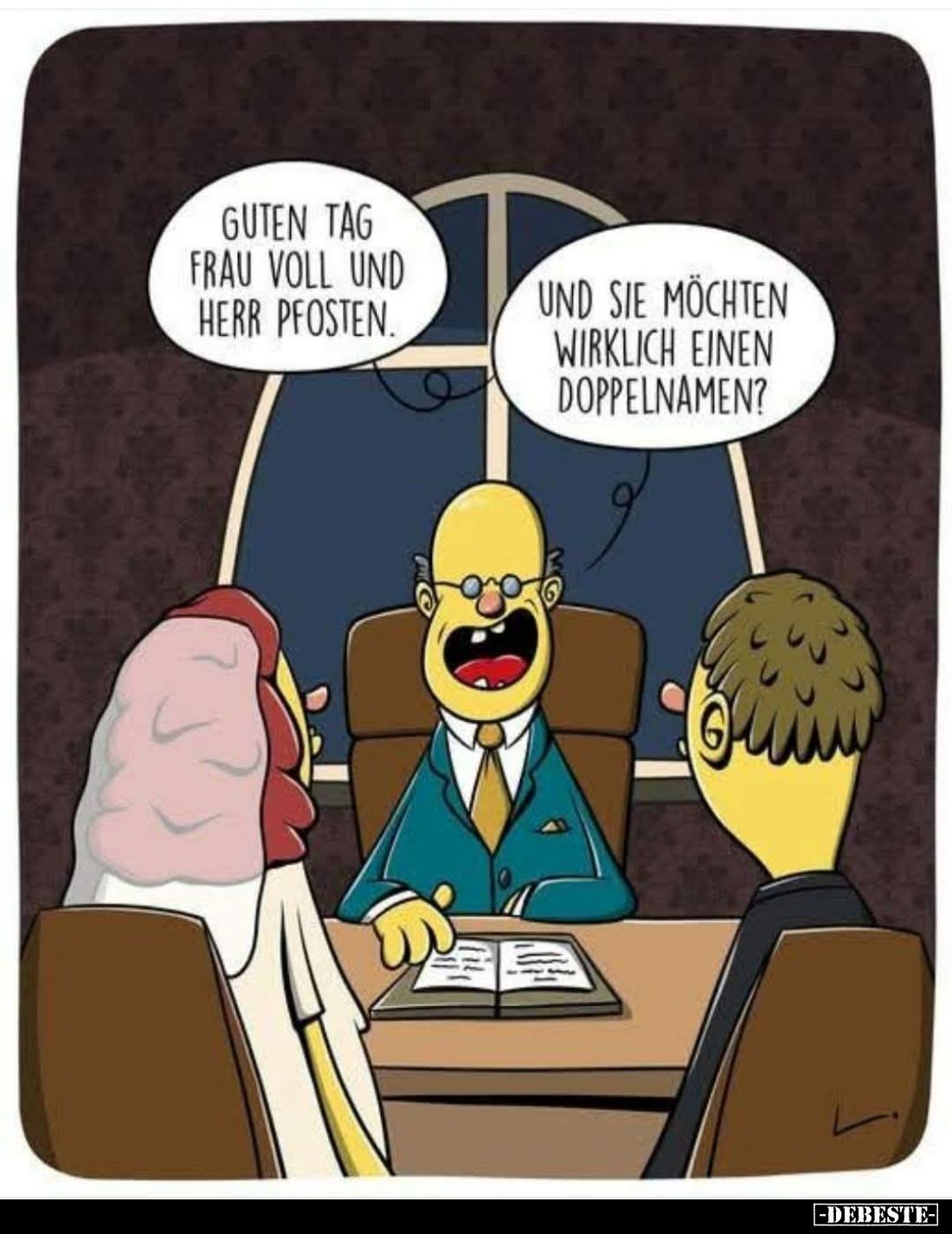 Guten Tag Frau Voll und Herr Pfosten... - Lustige Bilder | DEBESTE.de