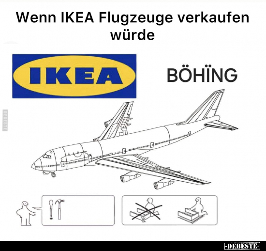 Wenn IKEA Flugzeuge verkaufen würde.. - Lustige Bilder | DEBESTE.de