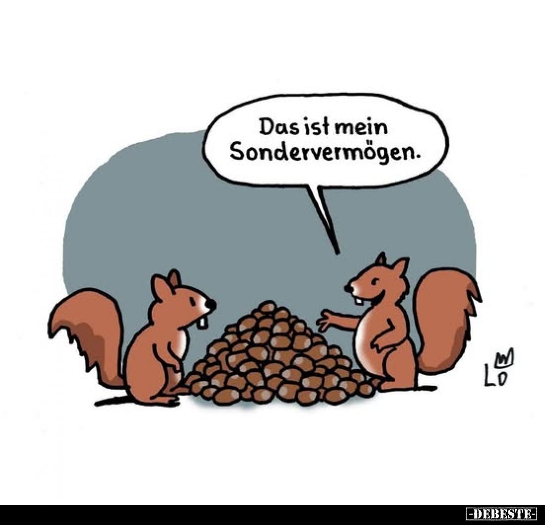 Das ist mein Sondervermögen.