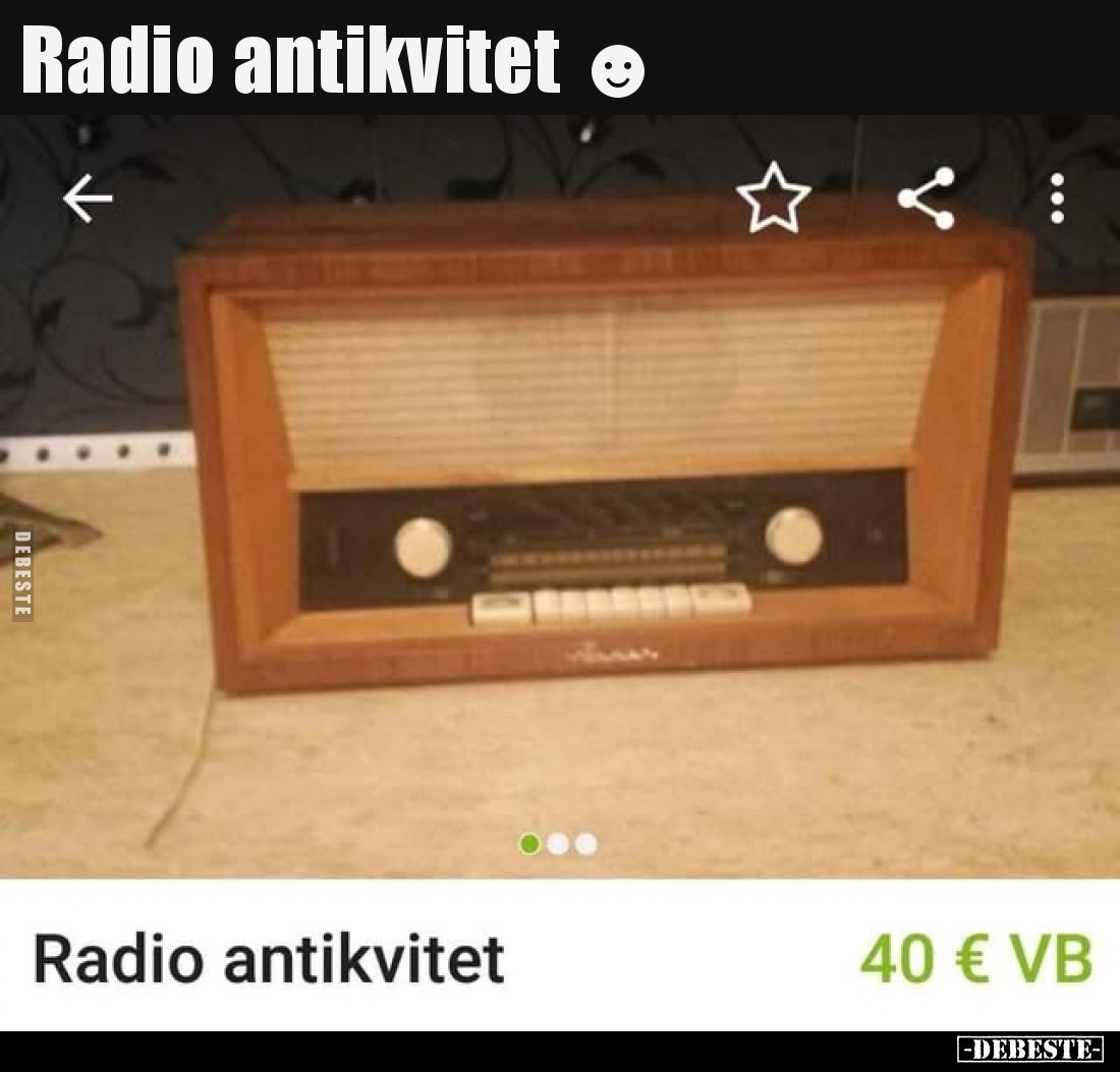 Radio antikvitet.