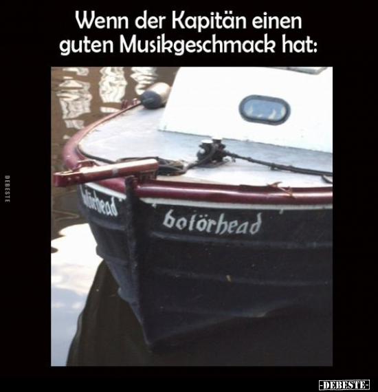 Wenn der Kapitän einen guten Musikgeschmack hat.. - Lustige Bilder | DEBESTE.de