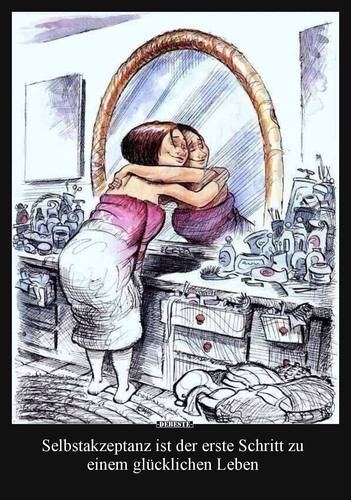 Selbstakzeptanz ist der erste Schritt zu einem glücklichen Leben