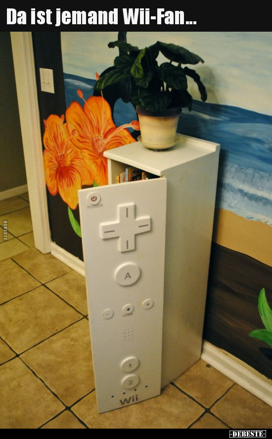 Da ist jemand Wii-Fan...