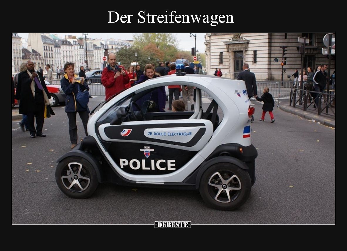 Der Streifenwagen