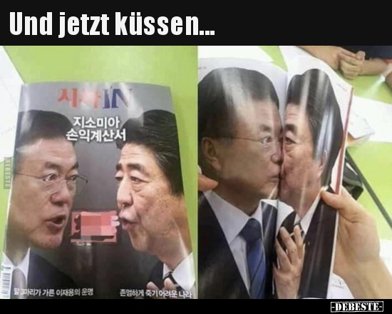 Und jetzt küssen...