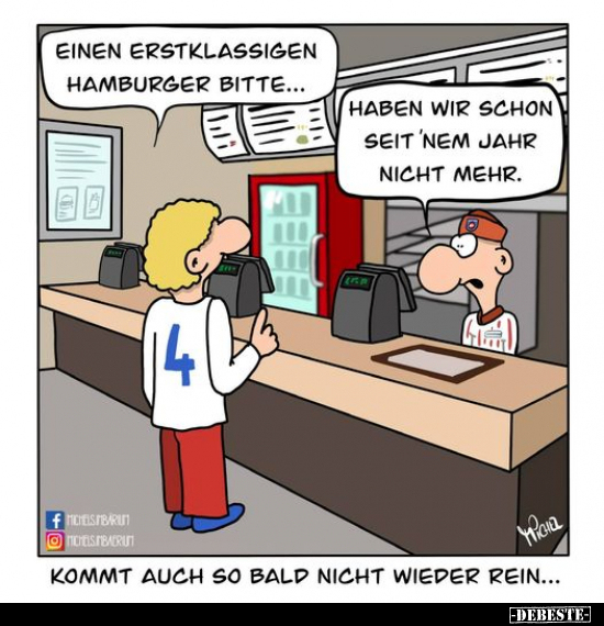 Einen erstklassigen Hamburger bitte... - Lustige Bilder | DEBESTE.de