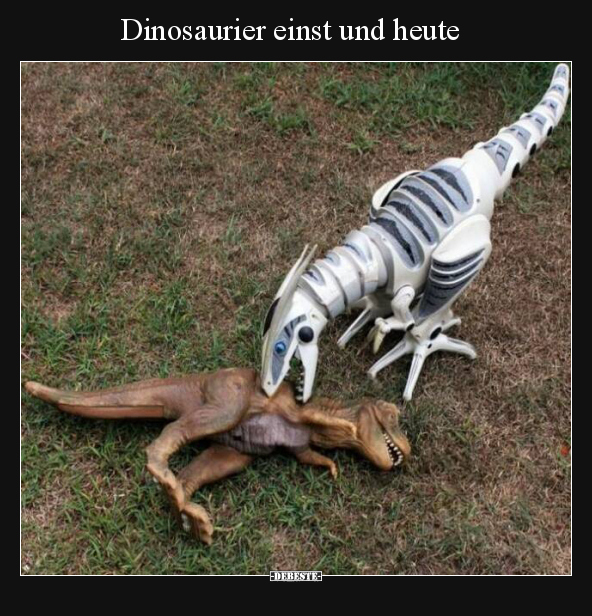 Dinosaurier einst und heute.. - Lustige Bilder | DEBESTE.de