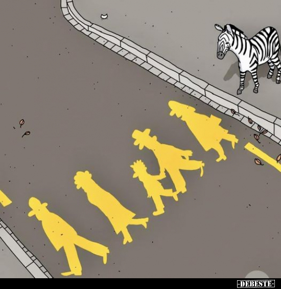 Sind Menschenstreifen gut für Zebras?.. - Lustige Bilder | DEBESTE.de