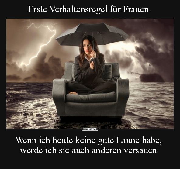 Erste Verhaltensregel für Frauen.. - Lustige Bilder | DEBESTE.de