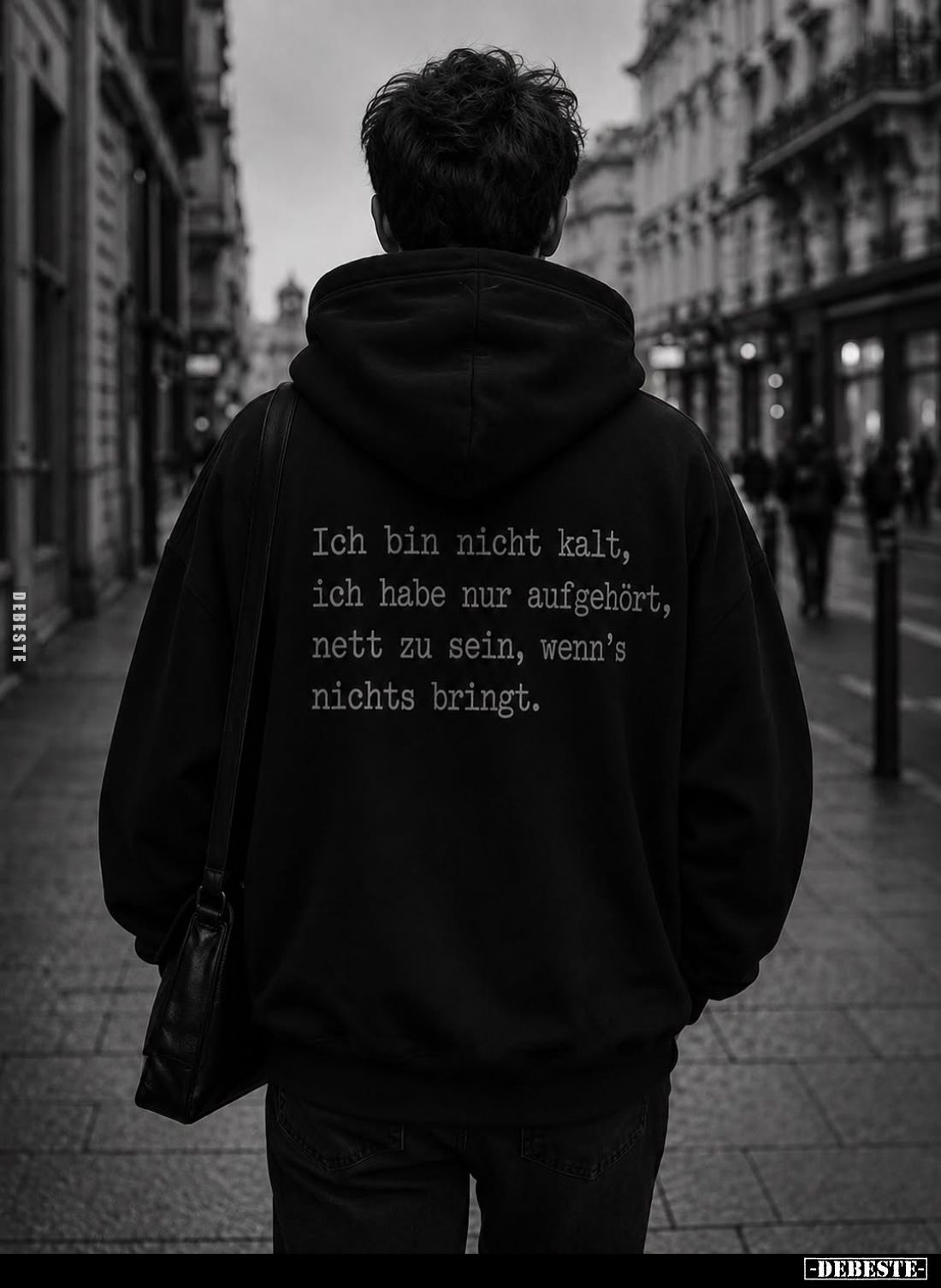 Ich bin nicht kalt, ich habe nur aufgehört, nett zu sein, wenn’s nichts bringt.