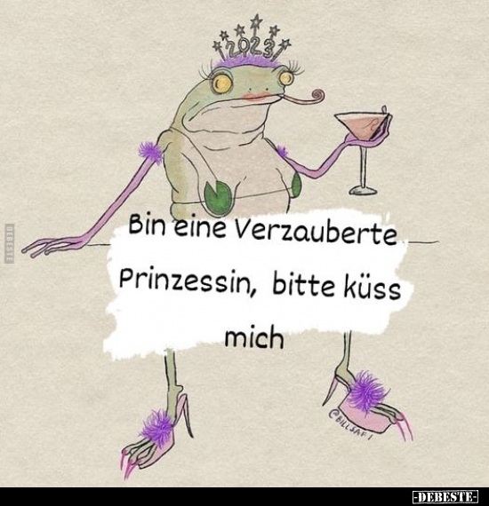 Bin eine Verzauberte Prinzessin, bitte küss mich.. - Lustige Bilder | DEBESTE.de