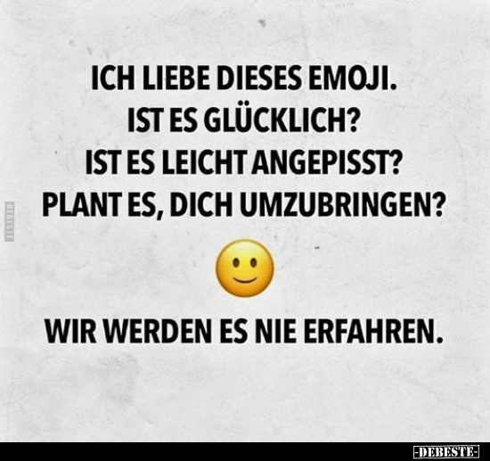 Ich liebe dieses Emoji.. - Lustige Bilder | DEBESTE.de