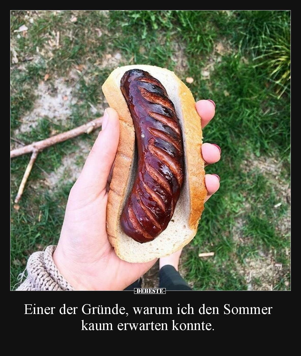 Einer der Gründe, warum ich den Sommer kaum erwarten konnte.