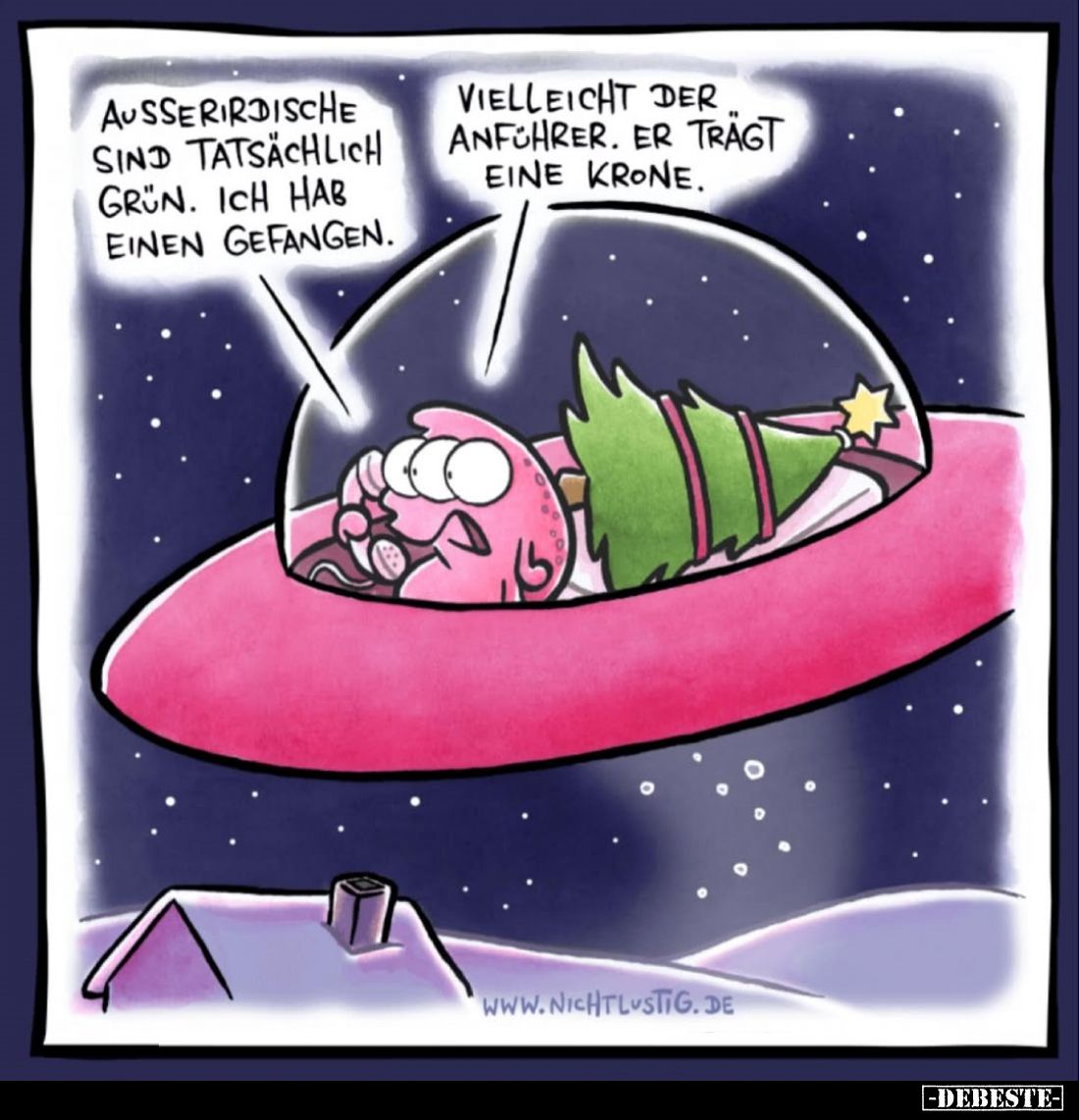 Ausserirdische sind tatsächlich grün.. - Lustige Bilder | DEBESTE.de