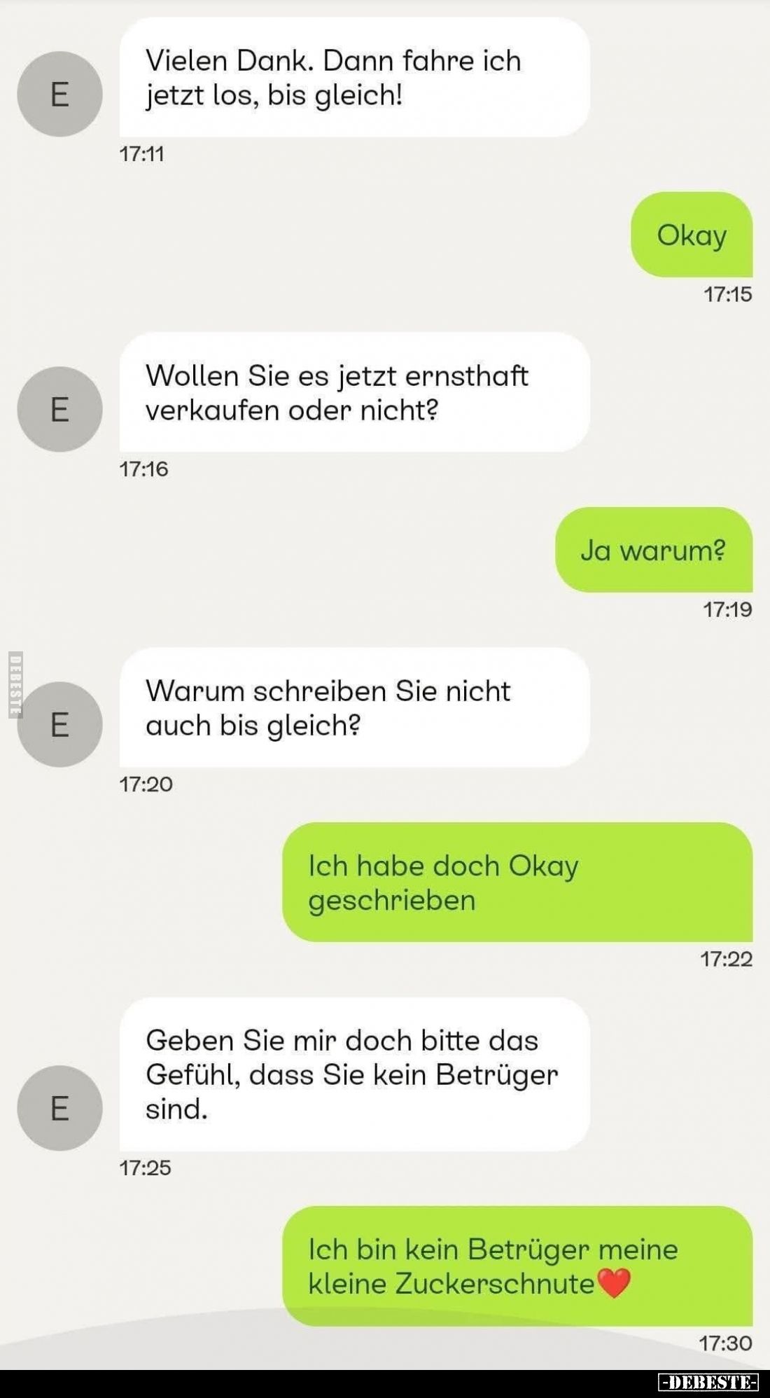 Vielen Dank. Dann fahre ich jetzt los, bis.. - Lustige Bilder | DEBESTE.de