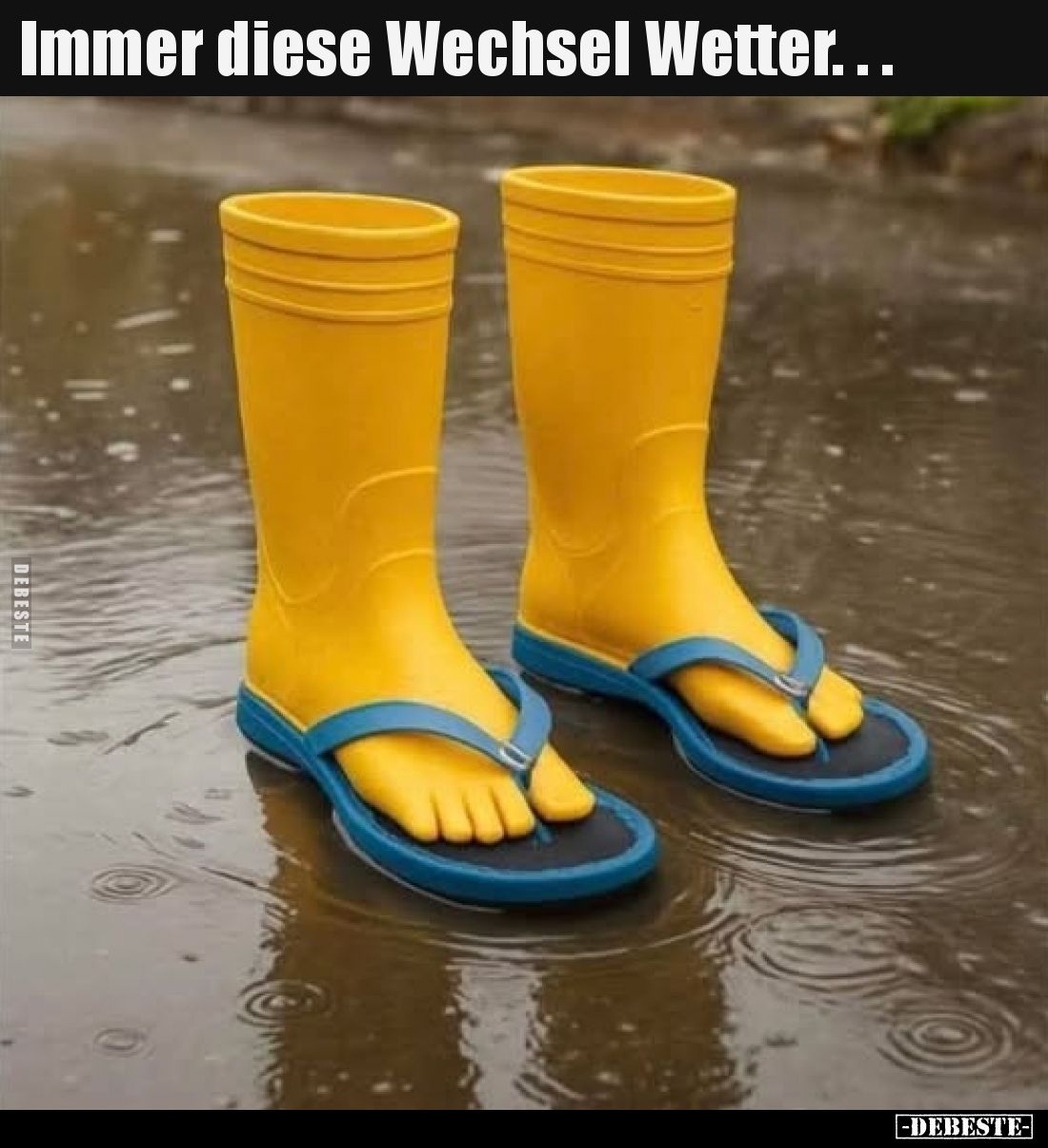 Immer diese Wechsel Wetter... - Lustige Bilder | DEBESTE.de