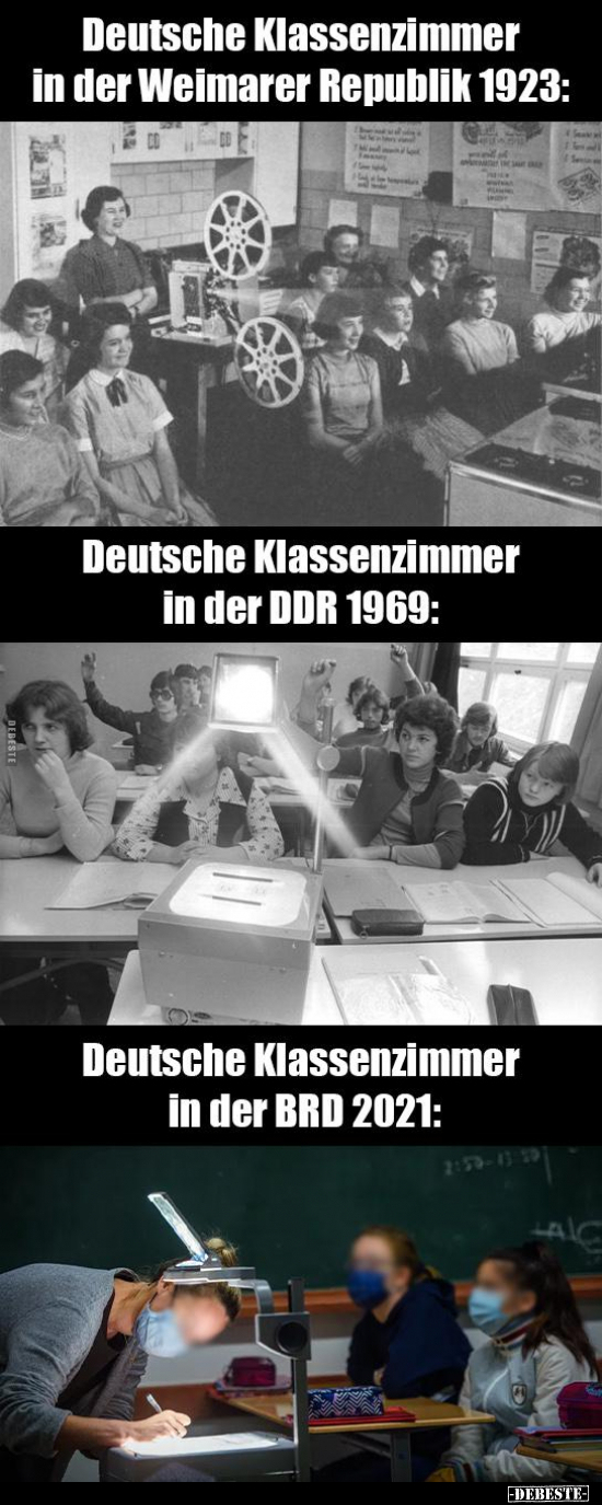 Deutsche Klassenzimmer in der Weimarer Republik 1923.. - Lustige Bilder | DEBESTE.de