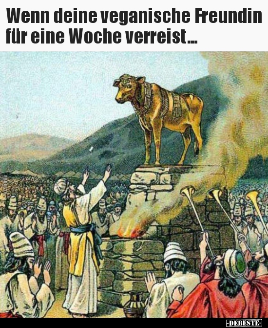 Wenn deine veganische Freundin für eine Woche..