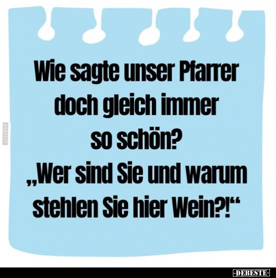 Pfarrer, Doch