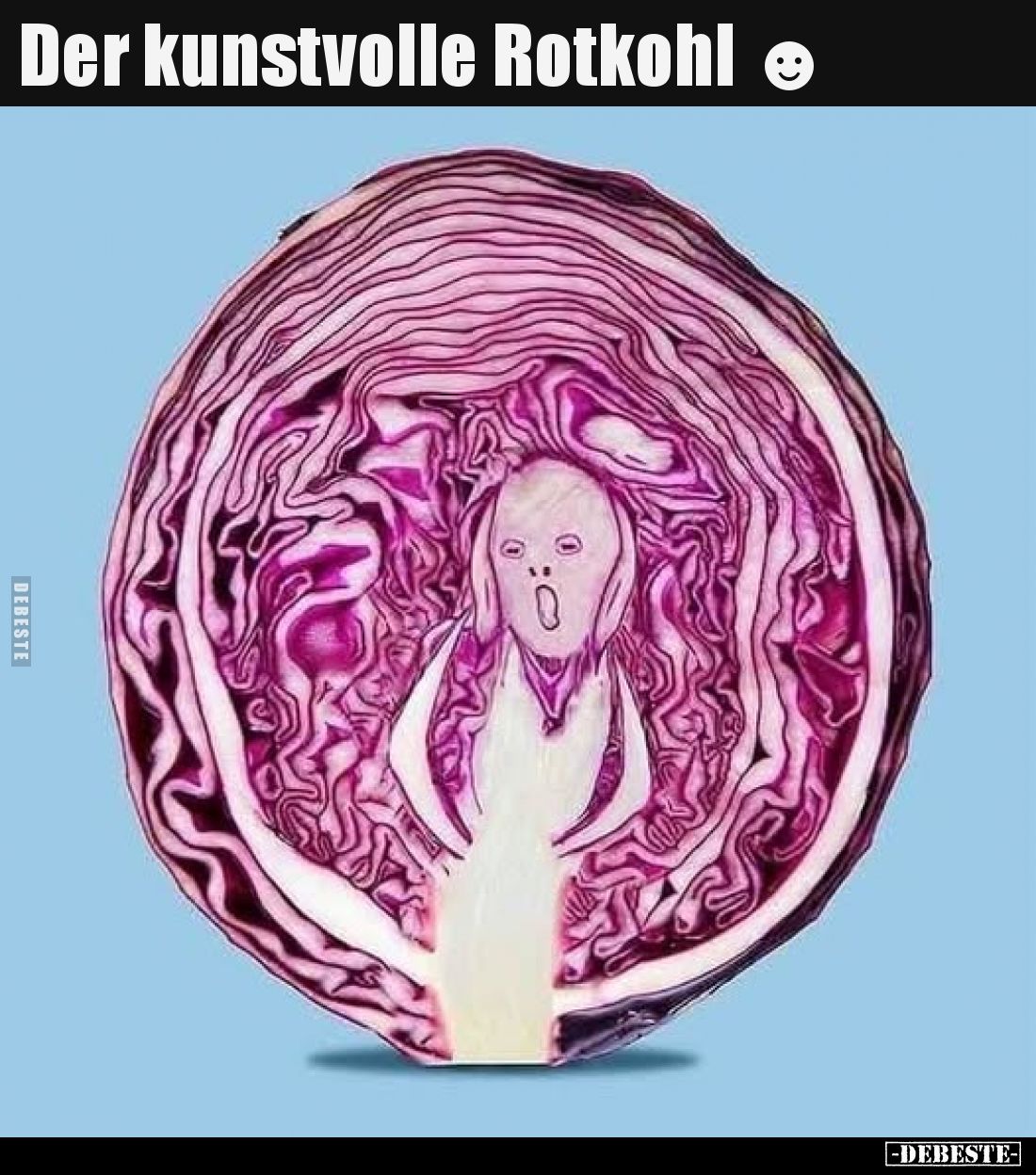 Der kunstvolle Rotkohl...
