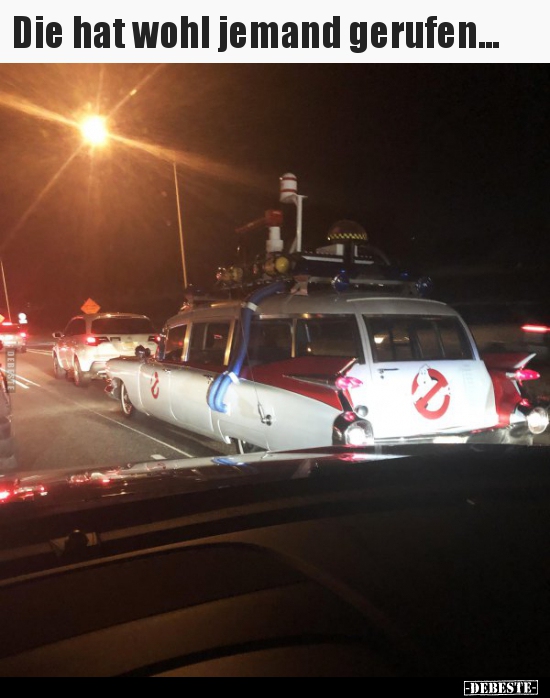 Die hat wohl jemand gerufen...