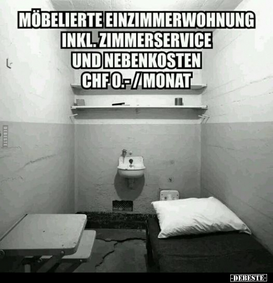 Möblierte Einzimmerwohnung inkl. Zimmerservice und.. - Lustige Bilder | DEBESTE.de