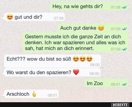 Hey, na wie gehts dir? - Lustige Bilder | DEBESTE.de