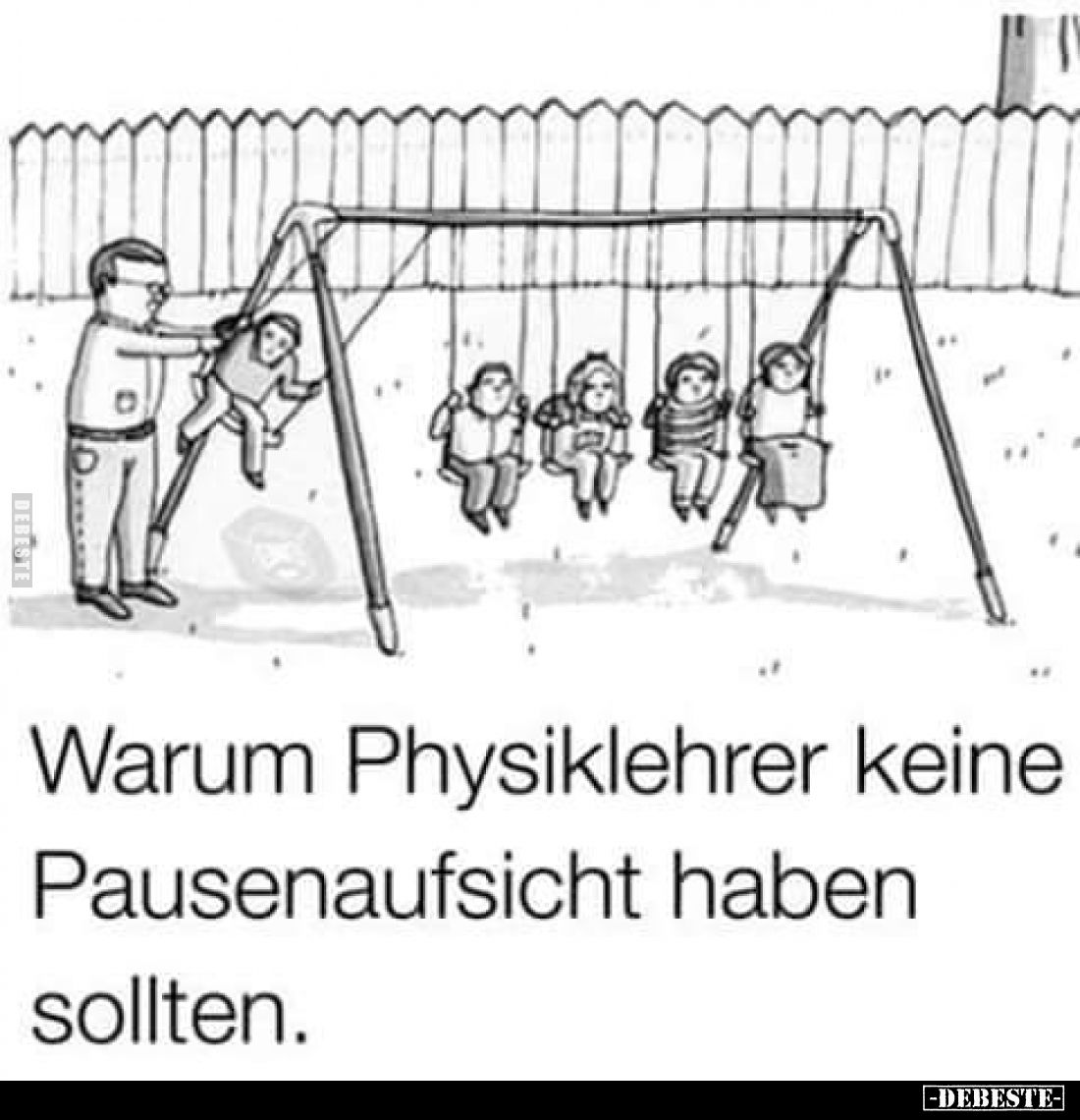 Warum Physiklehrer keine Pausenaufsicht haben sollten.